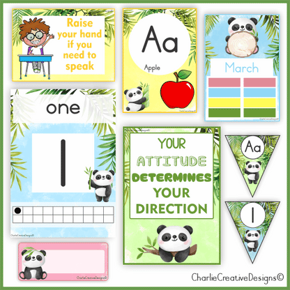 Panda classroom theme