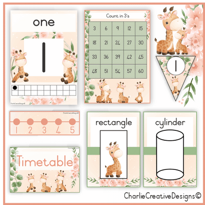 Giraffe classroom theme