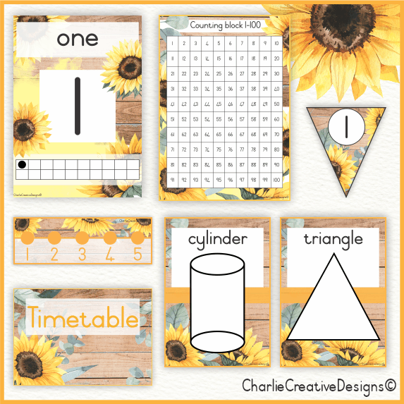 Sunflower classroom theme