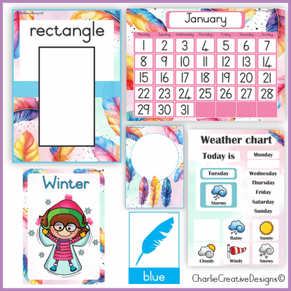 Feather classroom theme