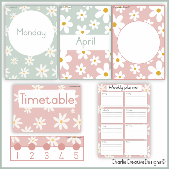 Daisy classroom theme