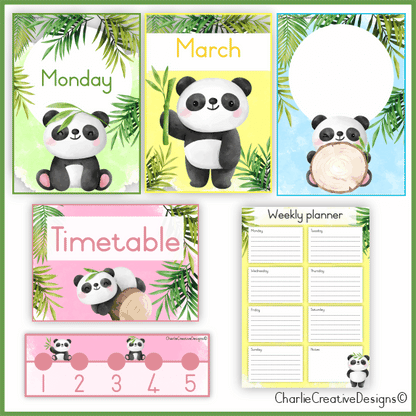 Panda classroom theme