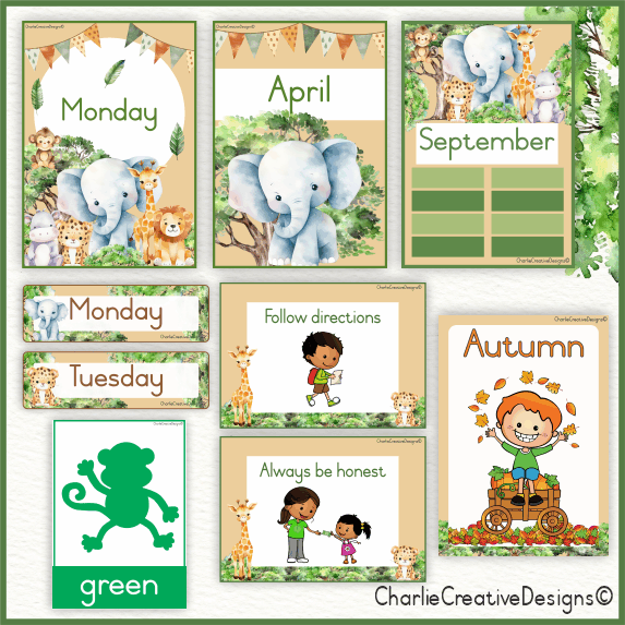 Safari classroom theme