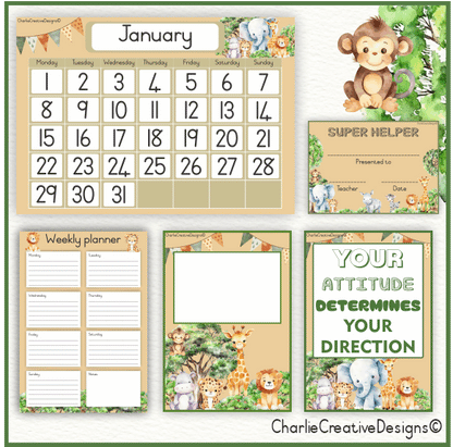 Safari classroom theme