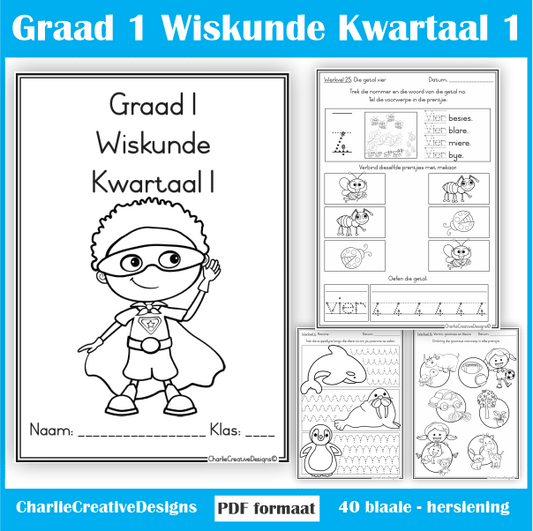 Graad 1 Wiskunde kwartaal 1