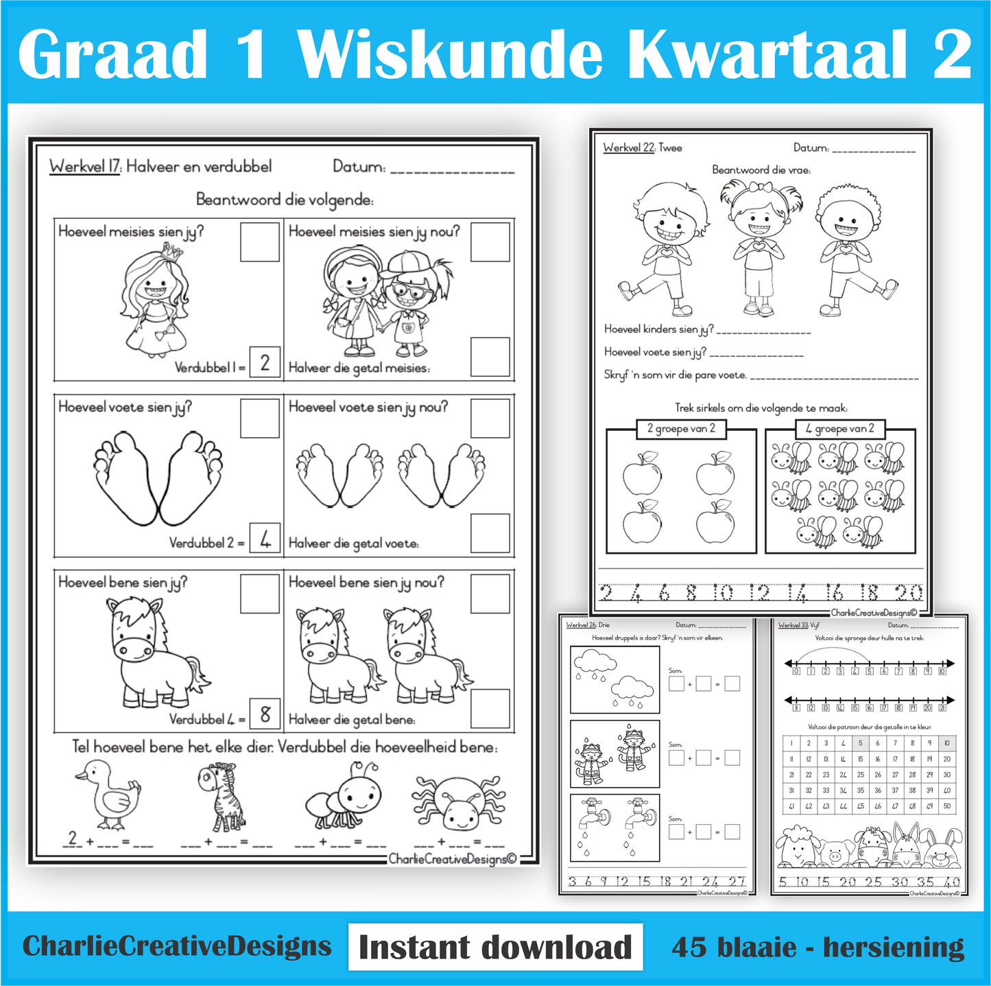 Graad 1 Wiskunde kwartaal 2