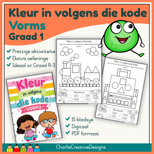 Kleur in volgens die kode - Vorm