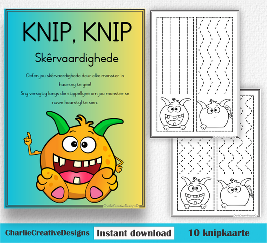 Knip, knip - skêrvaardighede (Monsters)