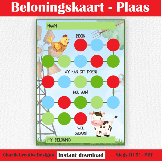 Beloningskaart - Plaas