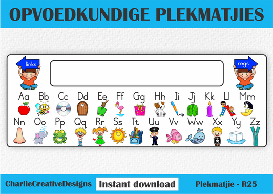 Opvoedkundige plekmatjies 1