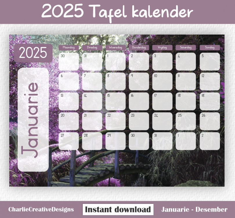 Pers brug kalender 2025