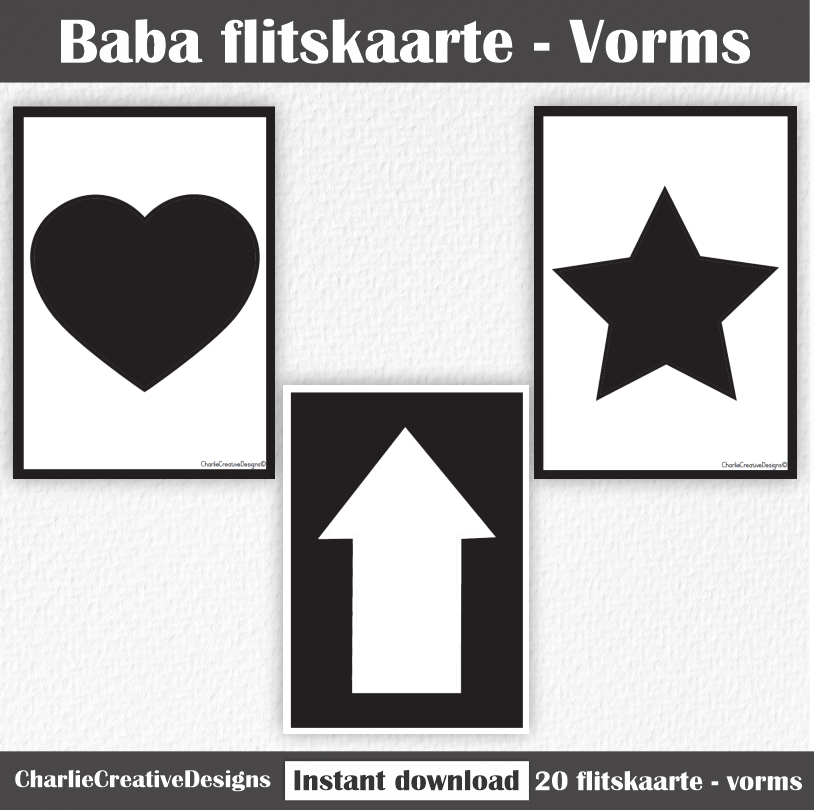 Baba flitskaarte - Vorms