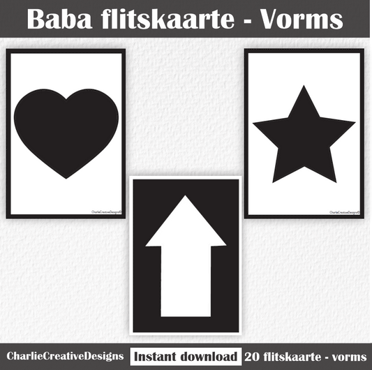 Baba flitskaarte - Vorms