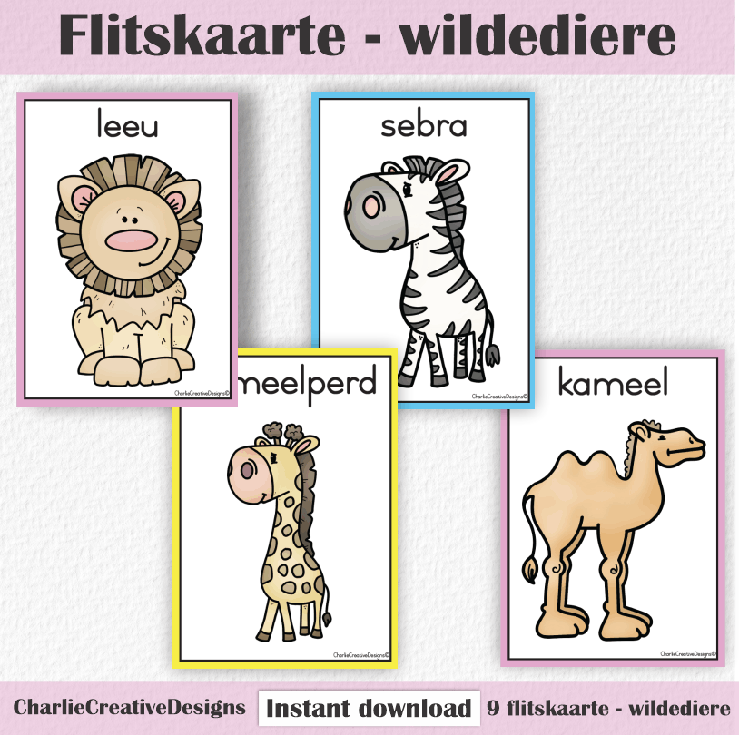 Flitskaarte - Wildediere